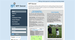 Desktop Screenshot of nfpsoccer.co.uk